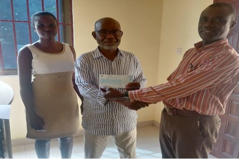 Donation to an individual towards surgery and patient care