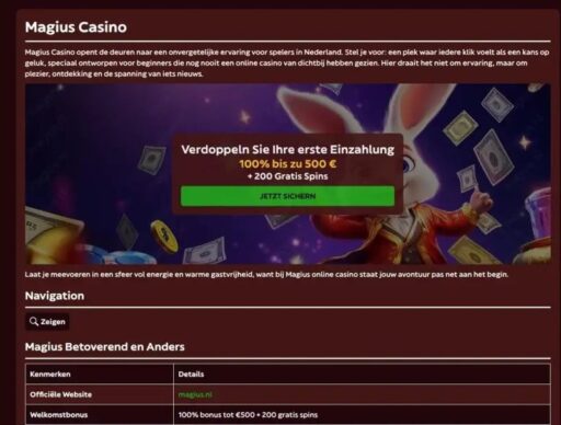Comment se connecter rapidement au Magius Casino en ligne ?